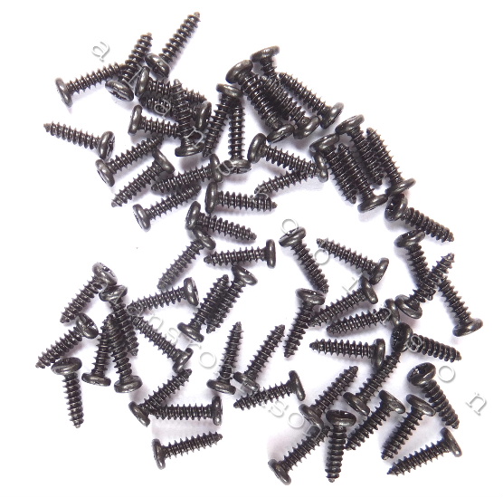 collection of 6mm Model railway track screws used as alternatives to track pins, Gleisschrauben fr modelleisenbahnen